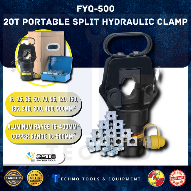 FYQ-400 / FYQ-500 Portable Split Hydraulic Clamp Crimping Tools Manual Wire Crimper