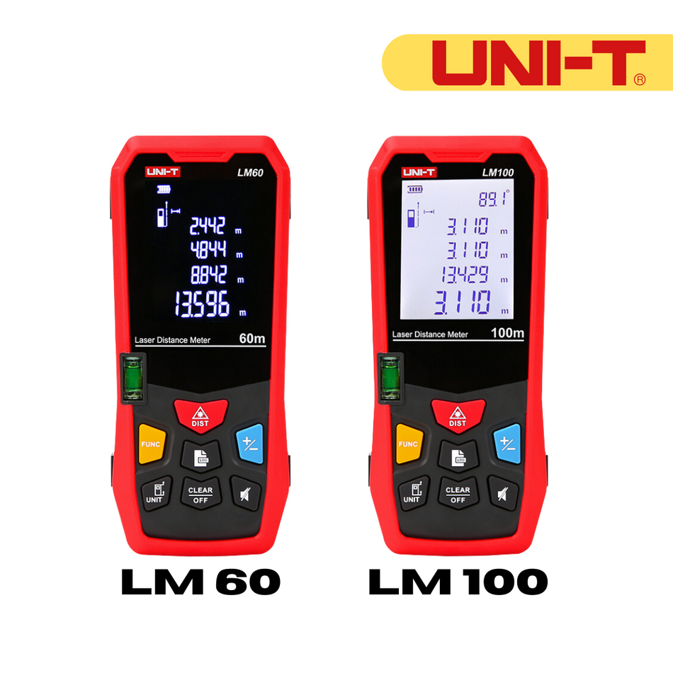 UNI-T LM60 / LM100A Laser Distance Meter - 1 Year Warranty