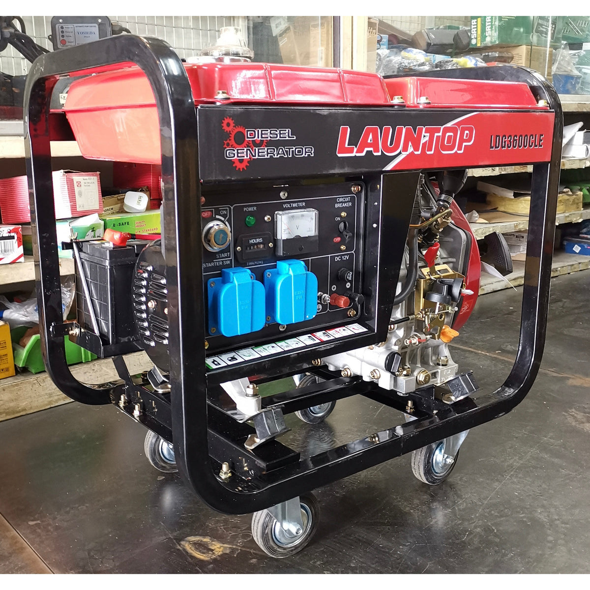 Launtop Diesel Generator 3000W LDG3600CLE – Techno Tools & Equipment