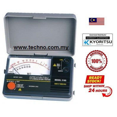 KYORITSU 3165 Analogue Insulation Tester (KEW 3165)
