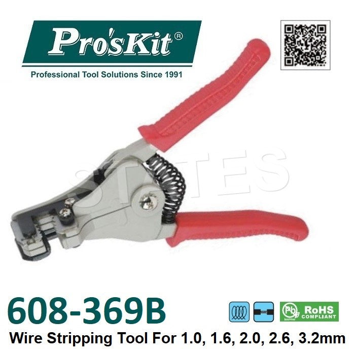 PRO'SKIT 608-369B Wire Stripping Tool - Taiwan