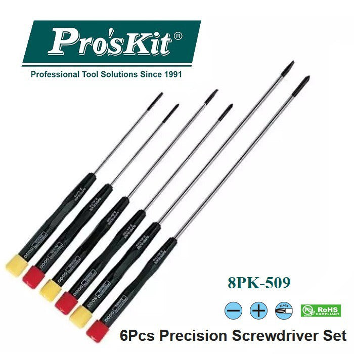 PRO'SKIT 8PK-509 6Pcs Precision Screwdriver Set