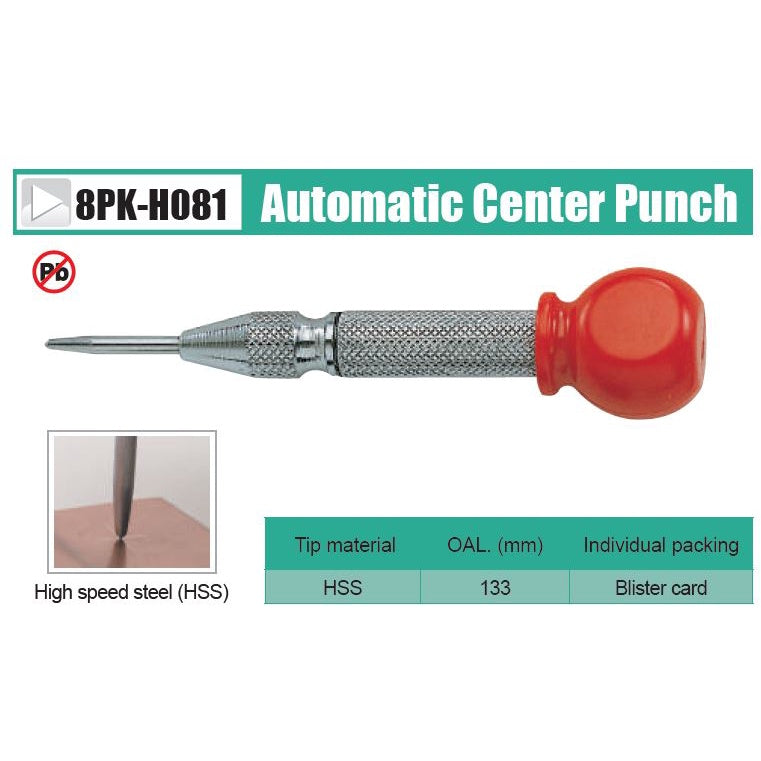 PRO'SKIT 8PK-H081 Automatic Center Punch (NEW & ORIGINAL)