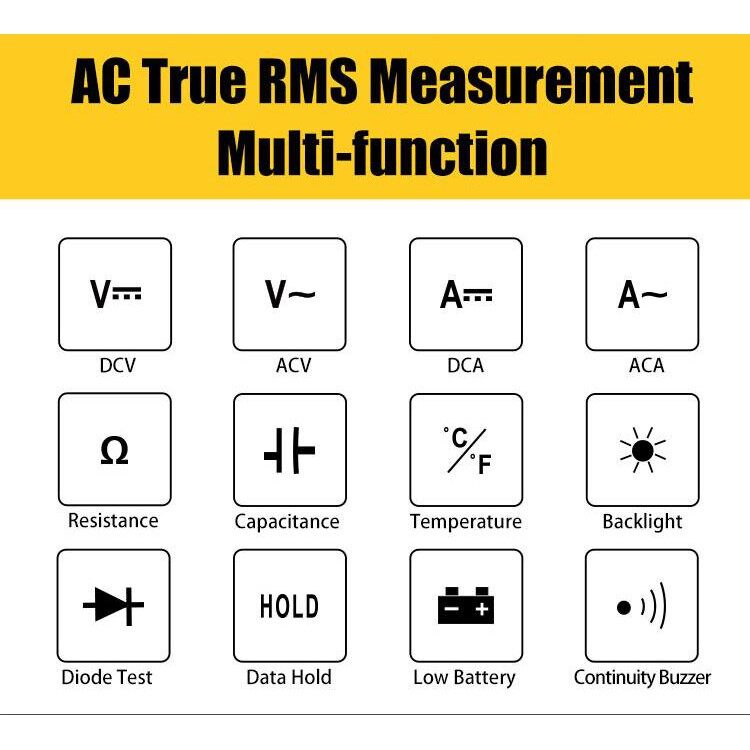 PRO'SKIT MT-1280 3⅚ Digital TRUE RMS Multimeter