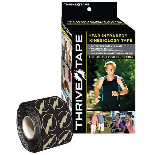 Thrive Far Infrared Kinesiology Tape (Black Tape)