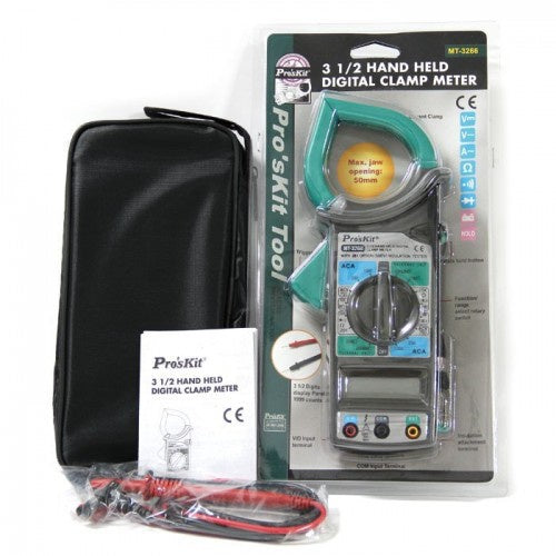 PRO'SKIT MT-3266 3 1/2 HAND HELD DIGITAL CLAMP METER