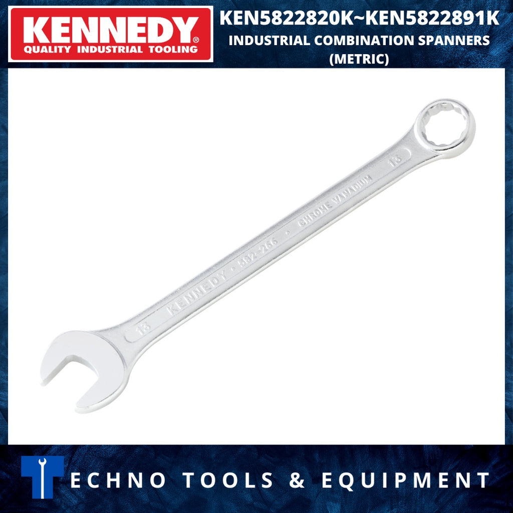 KENNEDY INDUSTRIAL COMBINATION SPANNER METRIC 30 - 46 mm