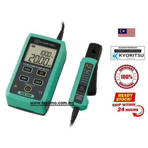 Front view of KYORITSU 2432 Leakage Clamp Meter