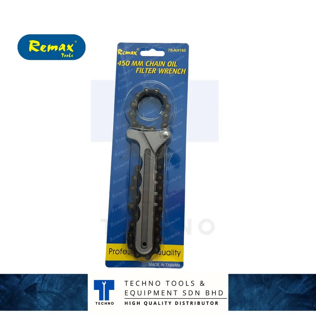 REMAX (450mm) Chain Oil Filter Wrench with Aluminium Handle (70-AH160 ...