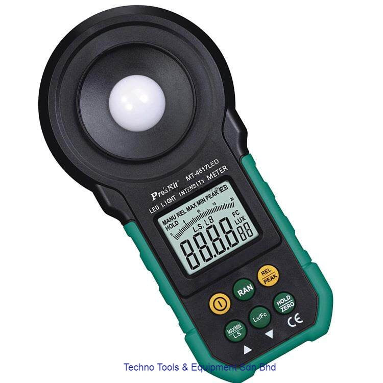 PRO'SKIT MT-4617 LED Light Intensity measure Meter, test light lux brightness proskit