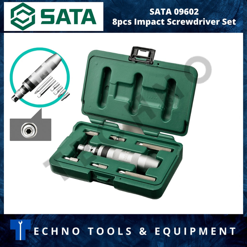 SATA 09602 8PCS Impact Screwdriver Set