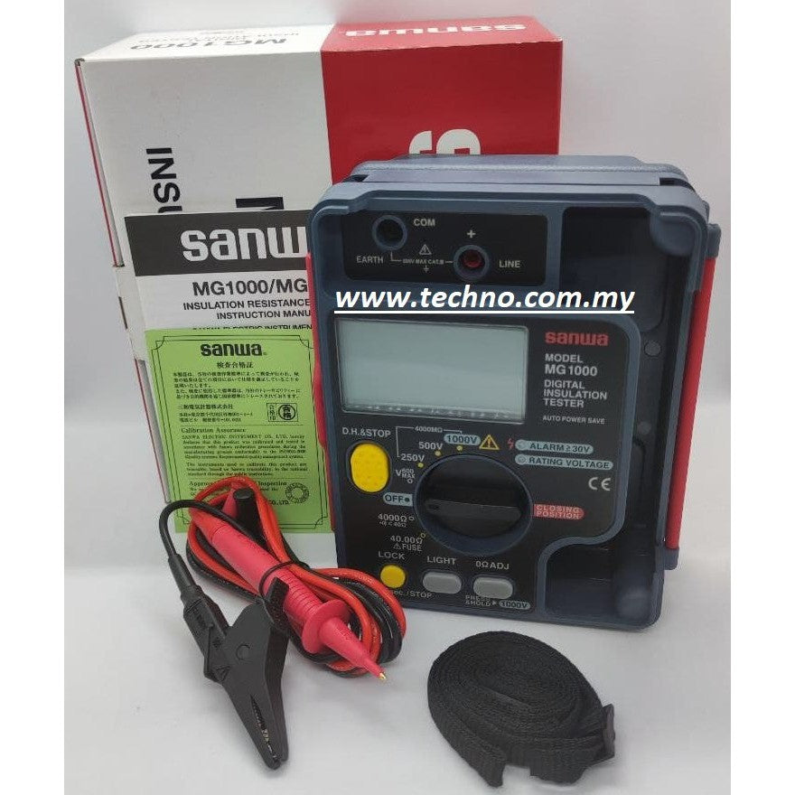 SANWA MG1000 Insulation Tester (MG1000)