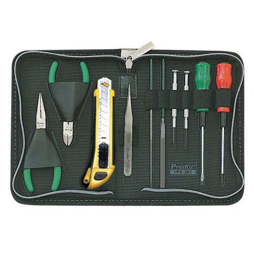 PRO'SKIT 1PK-301 10 Piece Compact Tool Kit