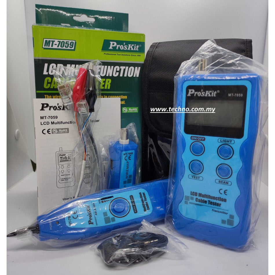 PRO'SKIT MT-7059 LCD Multifunction Cable Tester