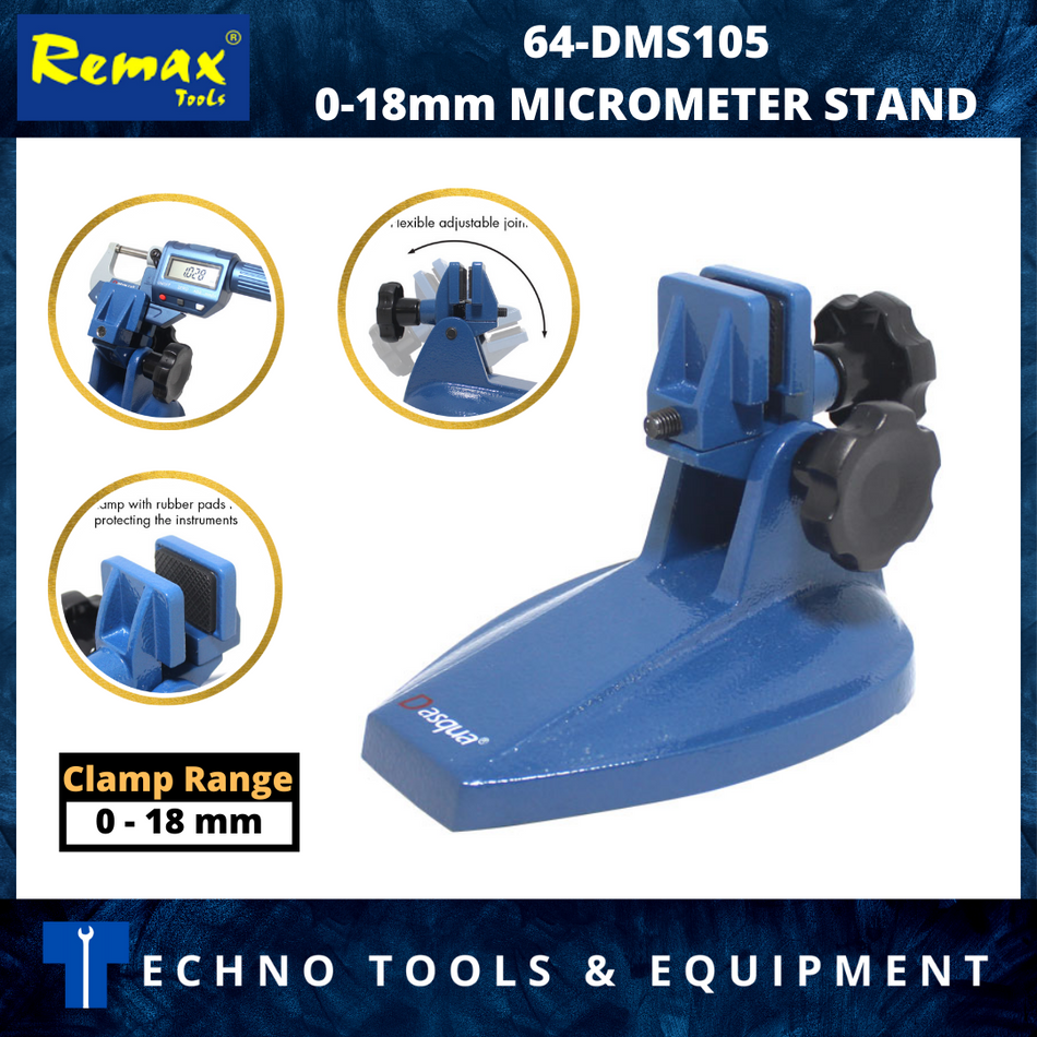 REMAX DASQUA 64-DMS105 0-18mm MICROMETER STAND