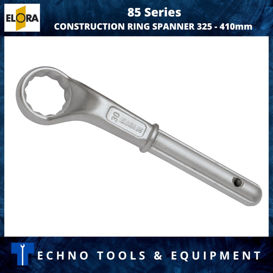 ELORA 85 325mm - 410mm Construction Ring Spanners - Stock Clearance Sale