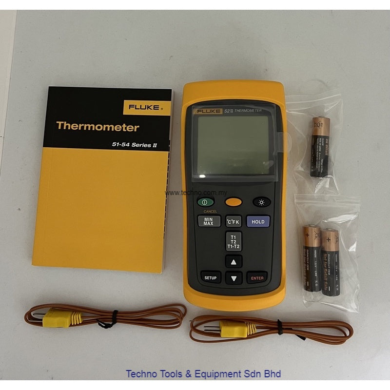 Fluke 52 II Dual Probe Digital Thermometer , Fluke 52-2 (FK 52-2)