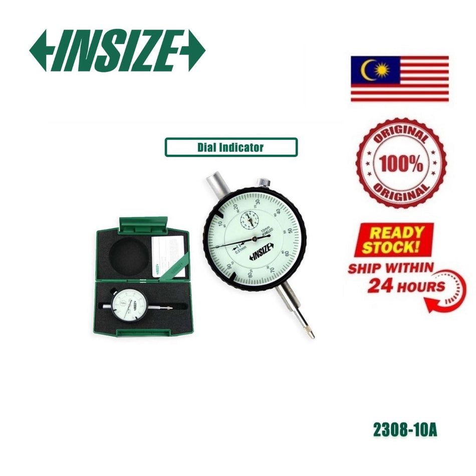 INSIZE 2308-10A DIAL INDICATOR (Standard Type)