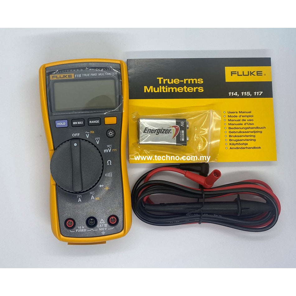 FLUKE 115 Electrician’s Multimeter With Non-Contact Voltage