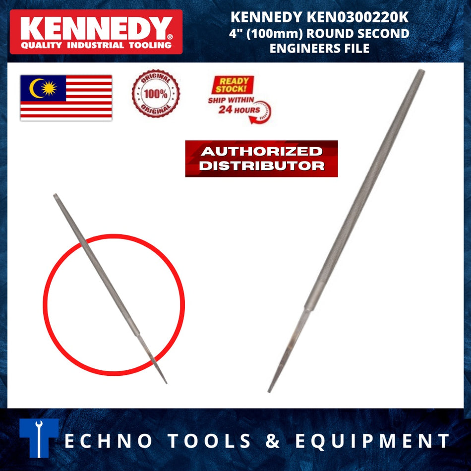 KENNEDY 4" (100mm) ROUND SECOND ENGINEERS FILE KEN0300220K