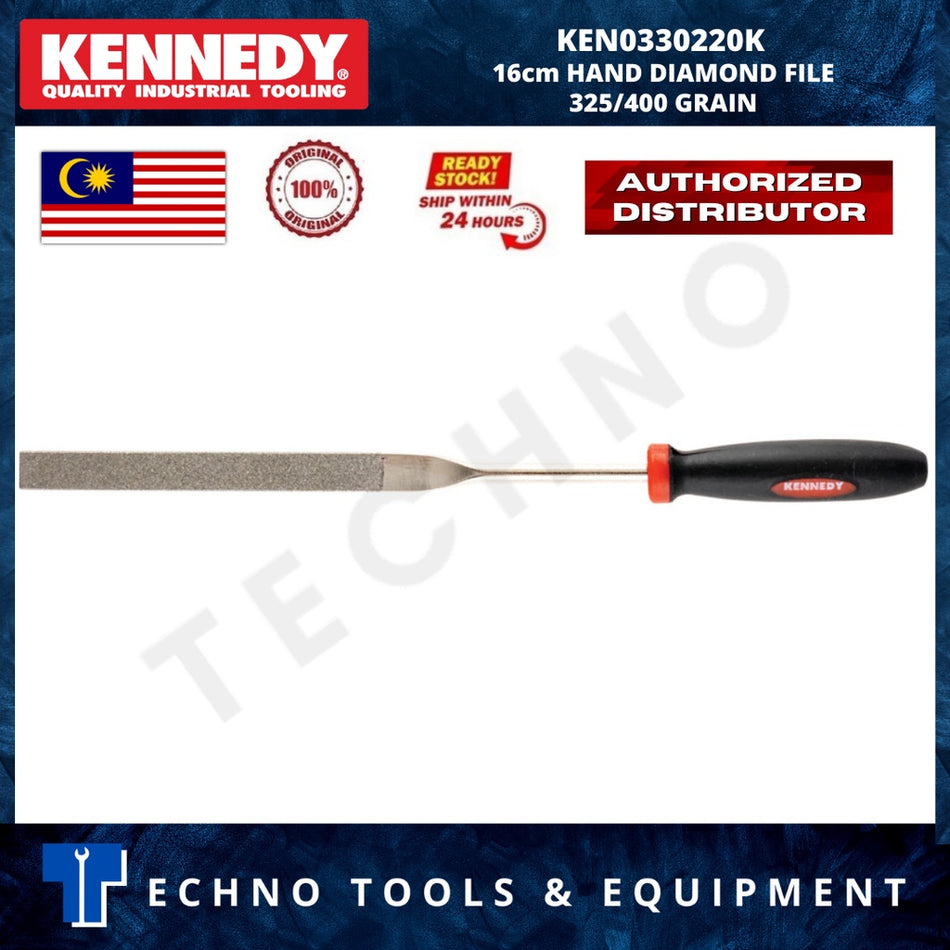 KENNEDY 16cm HAND DIAMOND FILE 325/400 GRAIN KEN0330220K