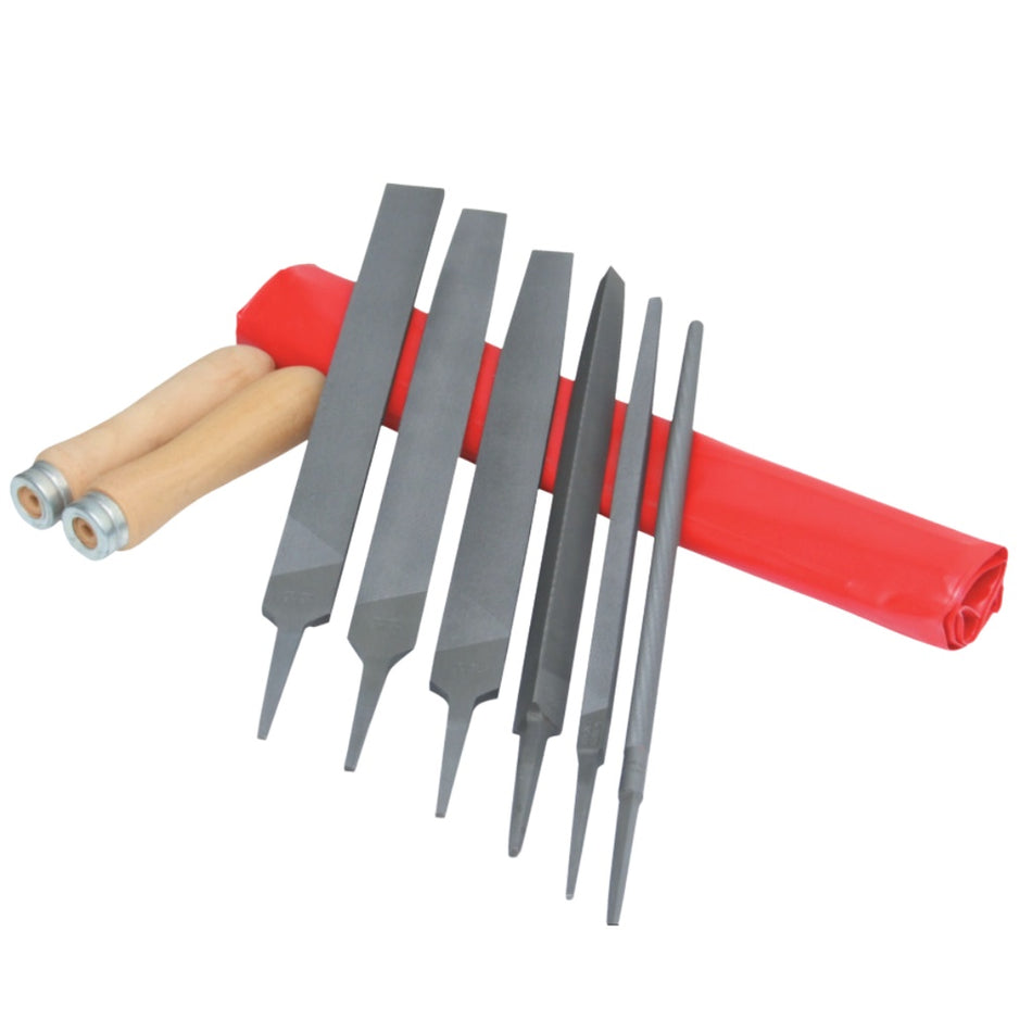 KENNEDY 6" 8" 10" (150mm-250mm) SECOND CUT ENGINEERS FILE SET-8PCE KEN0309860K KEN0309880K KEN0309900K