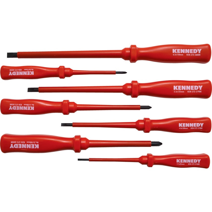 KENNEDY KEN5725900K Insulated VDE Screwdriver Set 7PCE