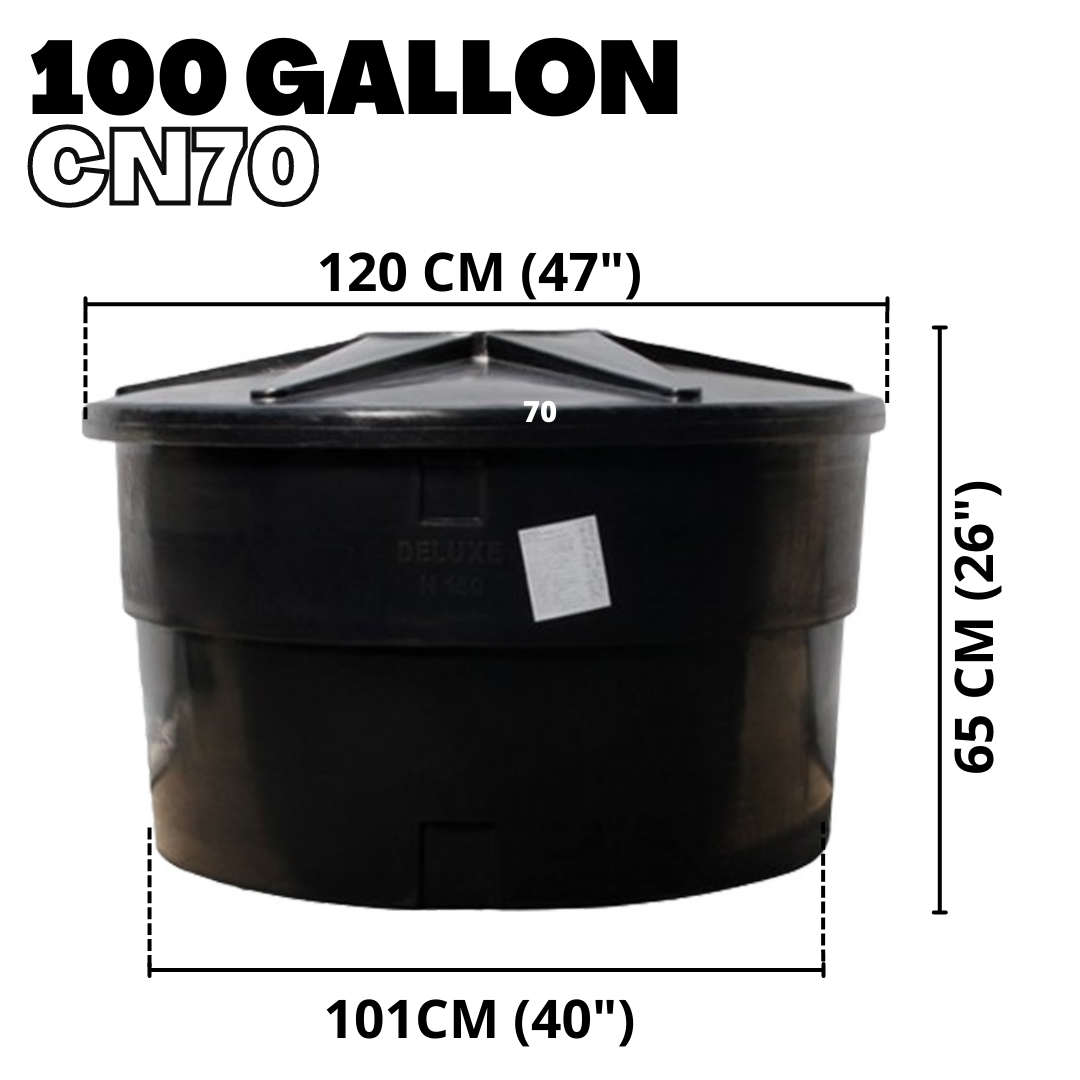 100 gallon CN70 polyeten pe tank100 gallon CN70 polyeten pe tank  