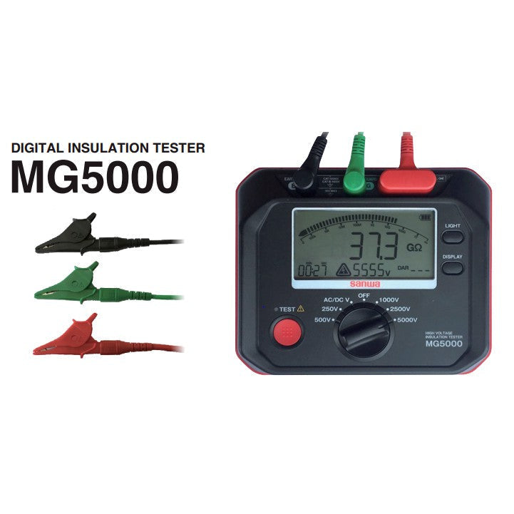 SANWA MG5000 High Voltage Insulation Resistance Tester (MG5000)