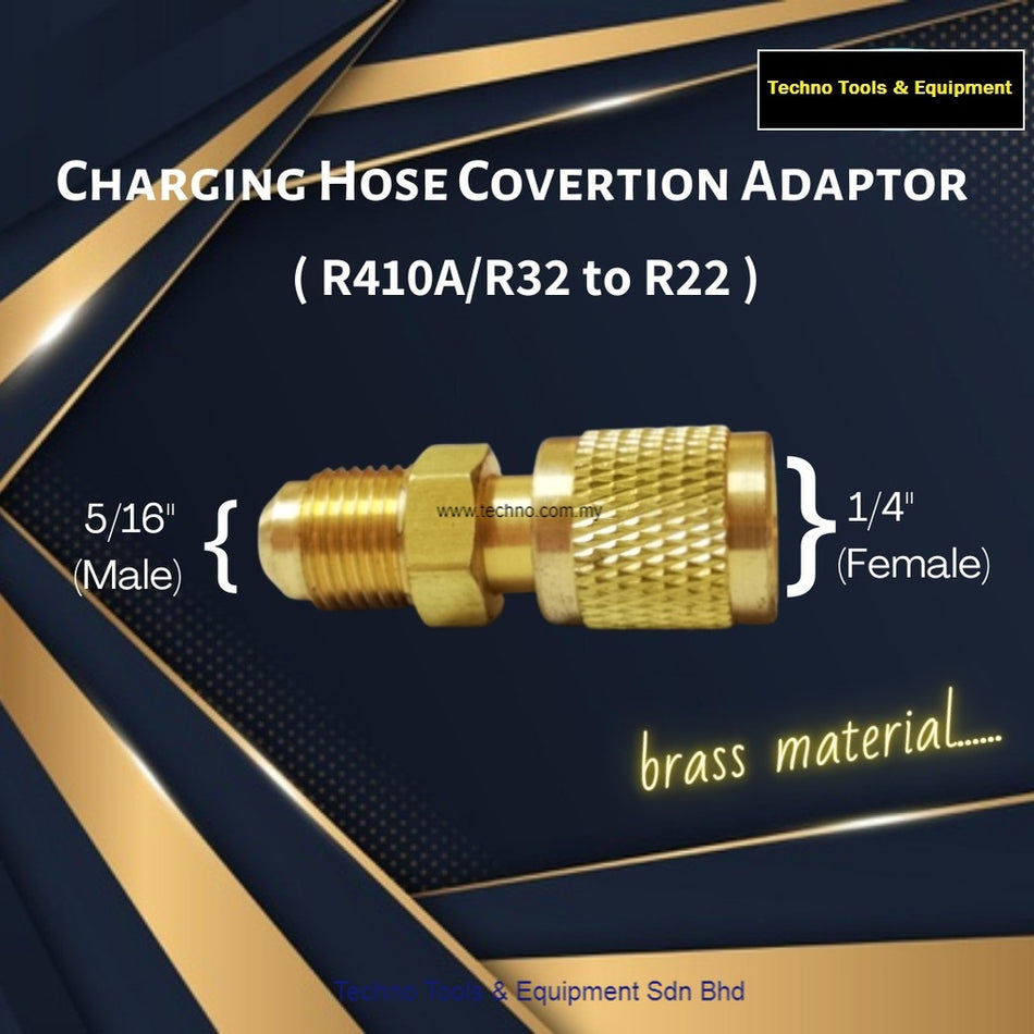 Manifold Gauge Convertion Adaptor / Flex Nut Conversion Adaptor [ for R32/R410 to R22 ]