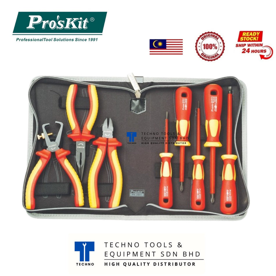 PRO'SKIT PK-2801 1000V Insulated Screwdriver & Plier Set