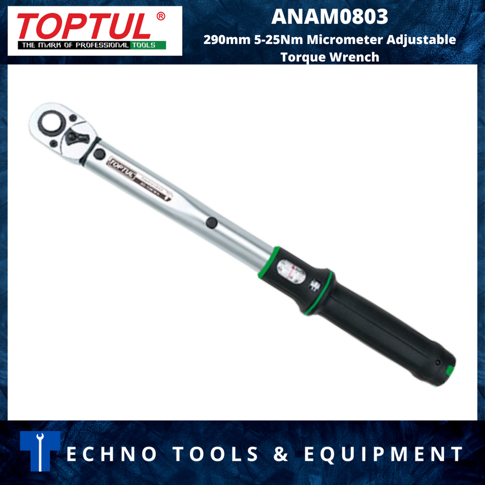 TOPTUL ANAM0803 Micrometer Adjustable Torque Wrench