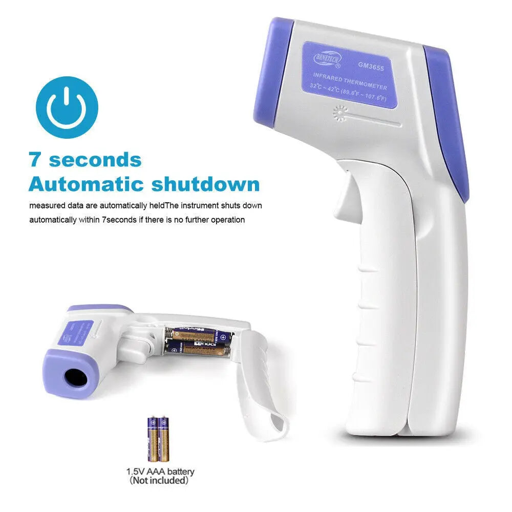 BENETECH GM-3655 NON-CONTACT LCD DIGITAL BODY INFRARED THERMOMETER BENETECH
