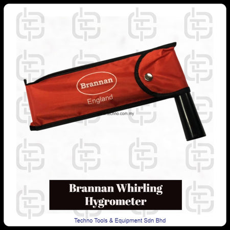 Brannan 13/744/2 bag view.Whirling Hygrometer – precision wet & dry bulb thermometer for accurate humidity and temperature readings. Replaces model 13/745/2.