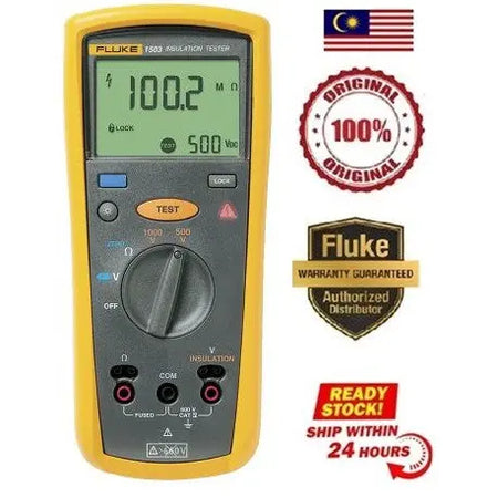 FLUKE 1503 Insulation Resistance Tester, 1 Year Warranty - Techno Tools & Equipment