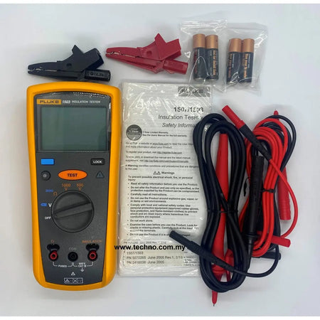FLUKE 1503 Insulation Resistance Tester, 1 Year Warranty - Techno Tools & Equipment