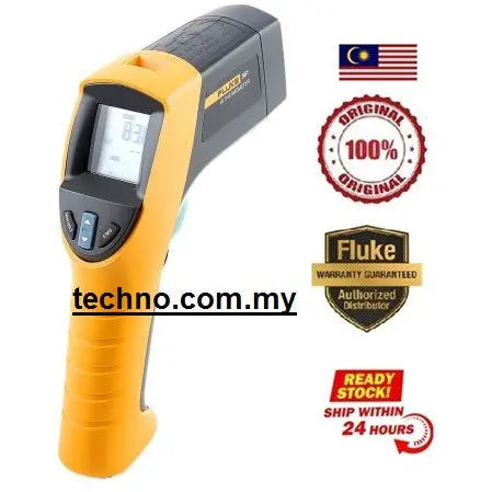 Fluke 561 dual function infrared & contact thermometer, -40°C to 550°C, 12:1 distance ratio, K-type thermocouple. 1 year warranty. Shop now!