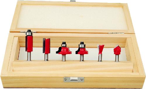 KENNEDY 6-PCE ROUTER BIT SET 1/4" SHANK