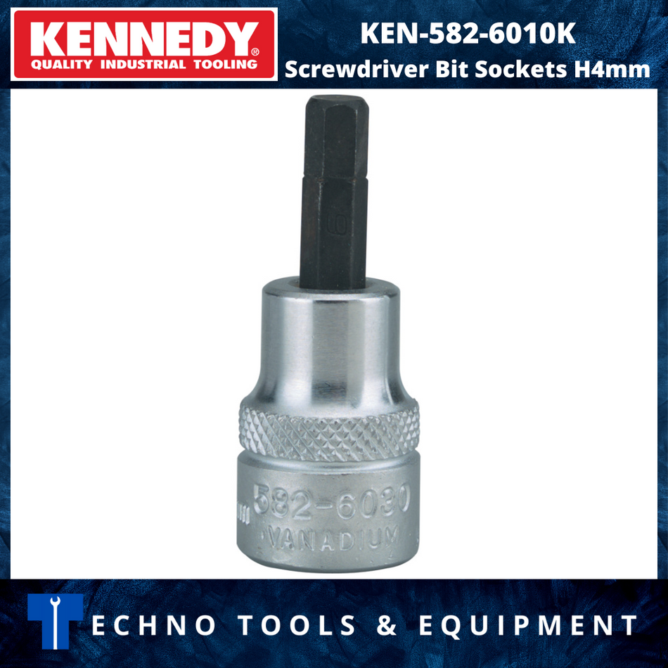 KENNEDY 3/8" HEXAGON BIT SOCKET 3-10mm