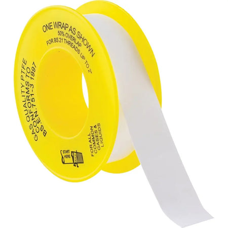 KENNEDY 12mmx5M PTFE TAPE GAS APPROVED BS6974 KEN9838000K KENNEDY