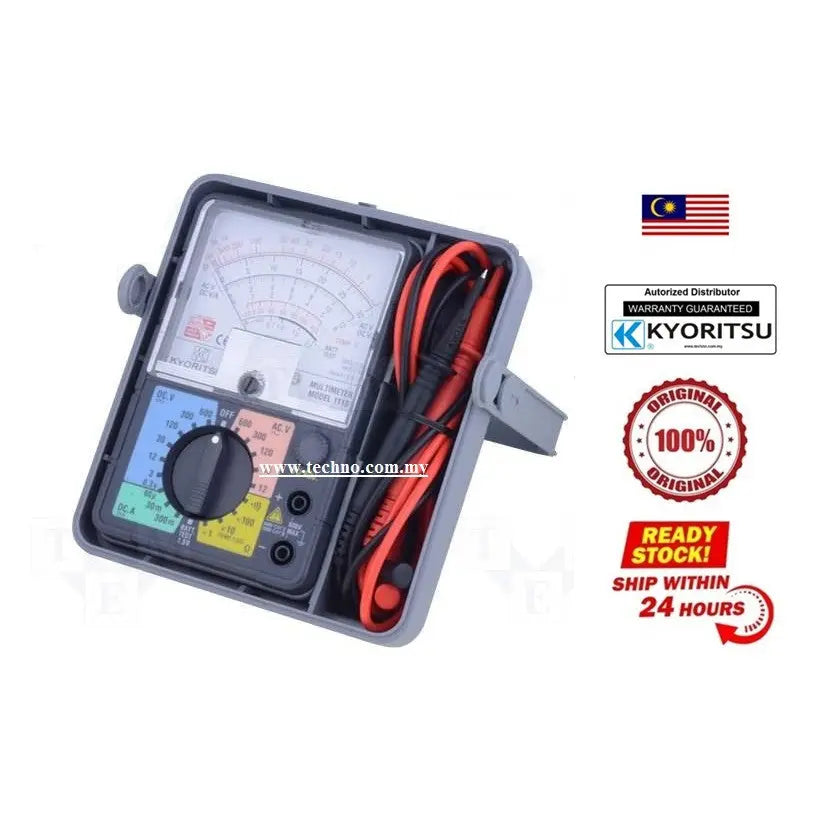 Front view of KYORITSU 1110 Analogue Multimeter