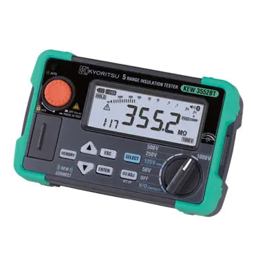 Front view of KYORITSU 3552BT digital insulation tester