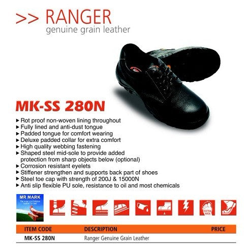 RANGER Safety Shoes BY MR.MARK MK-SS 280N 03-13