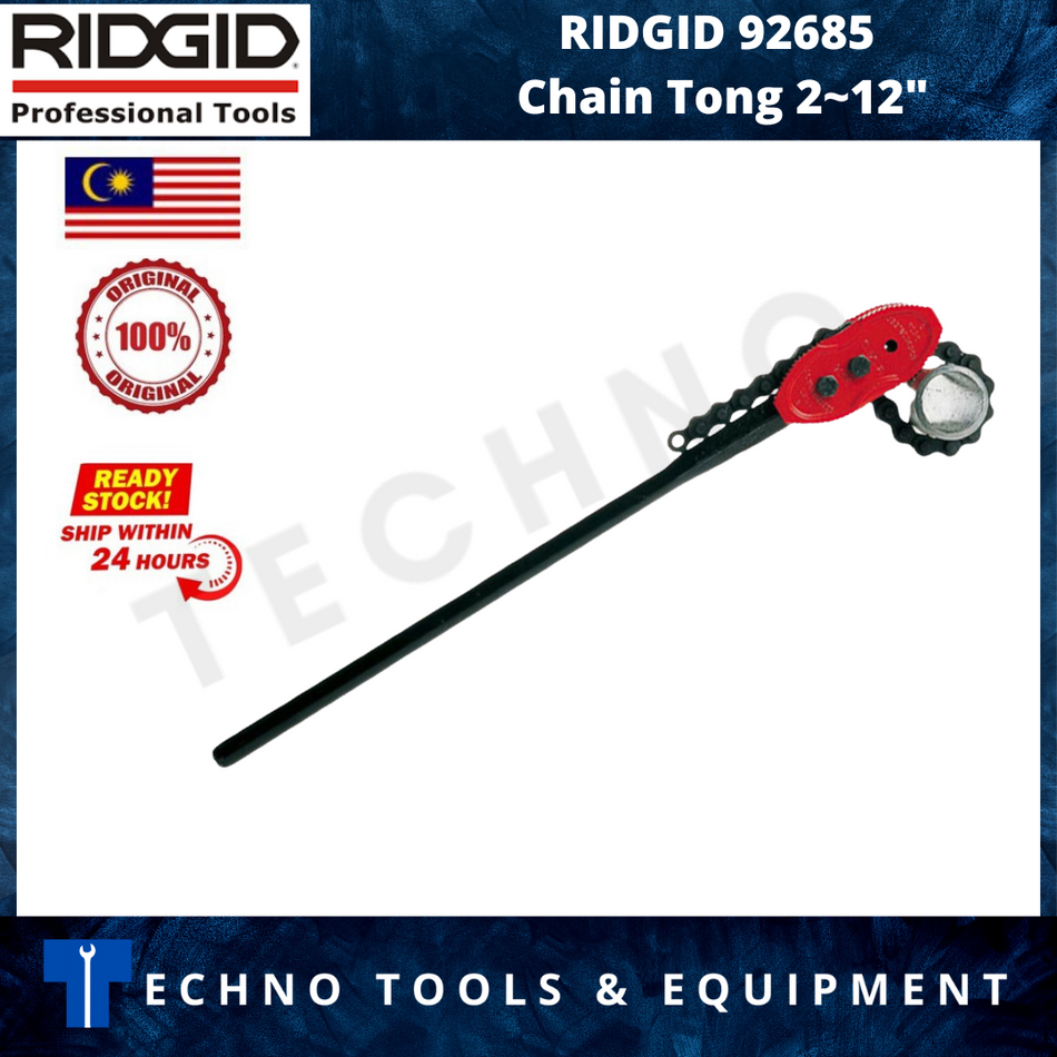 RIDGID 92685 Chain Tong 2~12"