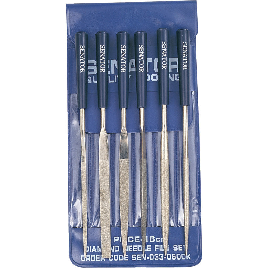 The SEN0330600K each file is fitted with a tapered handle for improved grip and precision during detailed work.