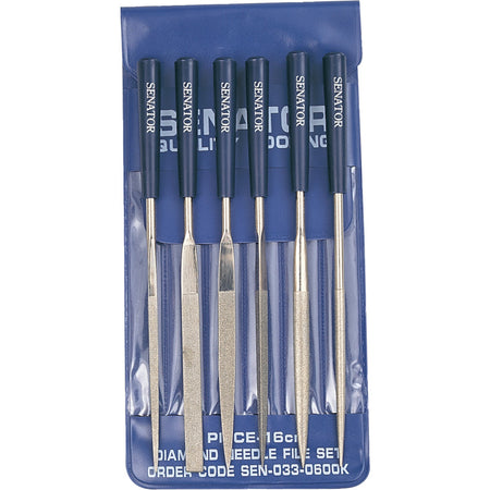 The SEN0330600K each file is fitted with a tapered handle for improved grip and precision during detailed work.