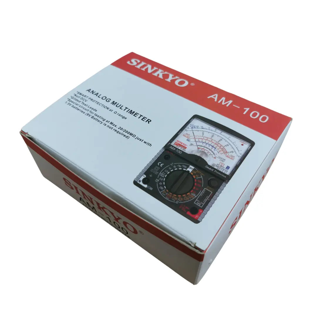 SINKYO AM-100 Analog Multimeter SINKYO Analogue Multimeter packaging outside view