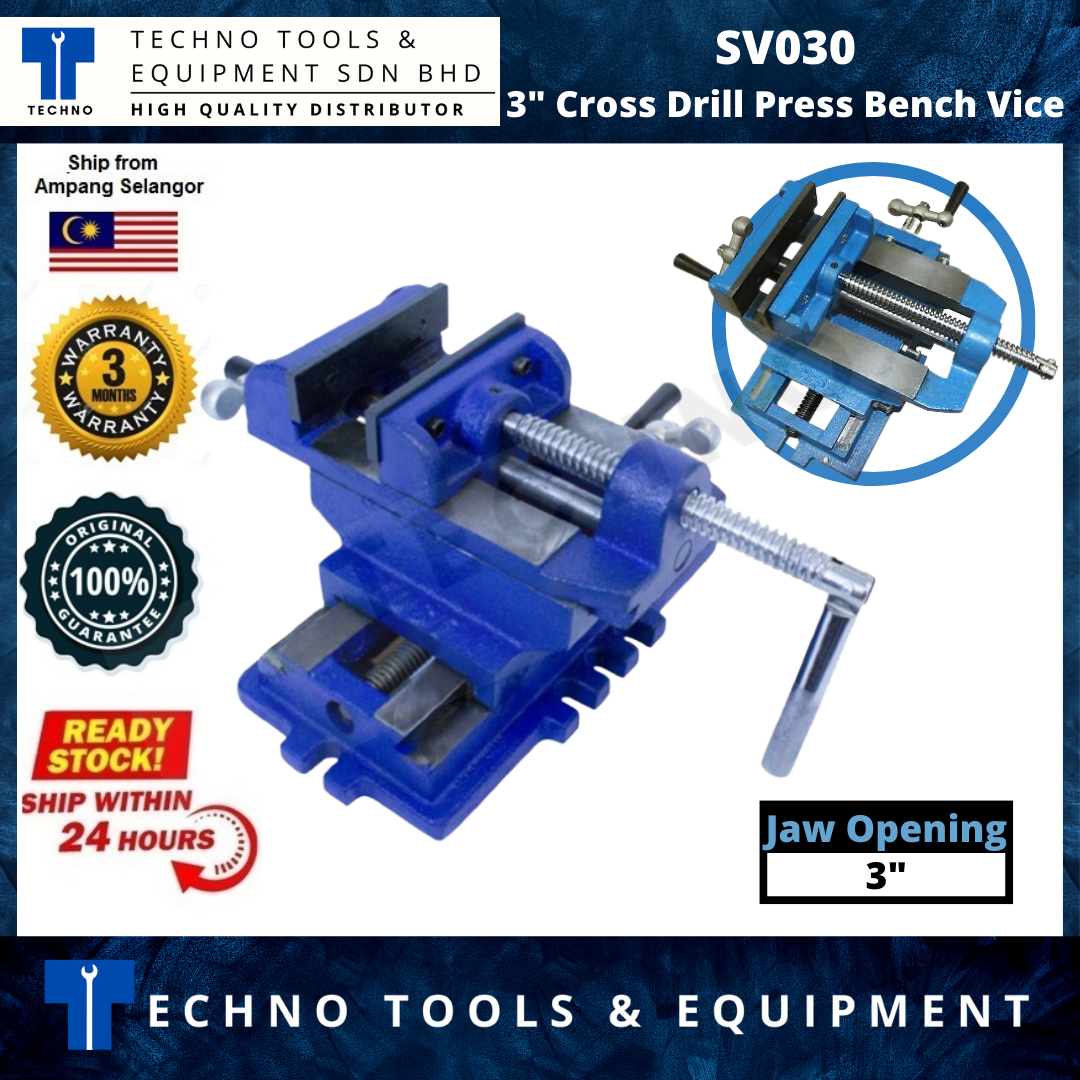OEM OB40-SV030 3" Cross Drill Press Bench Vice Metal Milling Slide