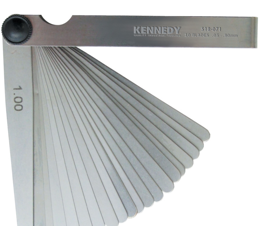 KENNEDY 13 BLADE METRIC FEELER GAUGE 4" KEN5180740K