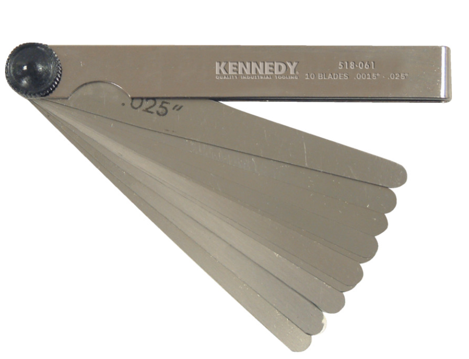 KENNEDY 10 BLADE IMPERIAL FEELER GAUGE 4" KEN5180610K